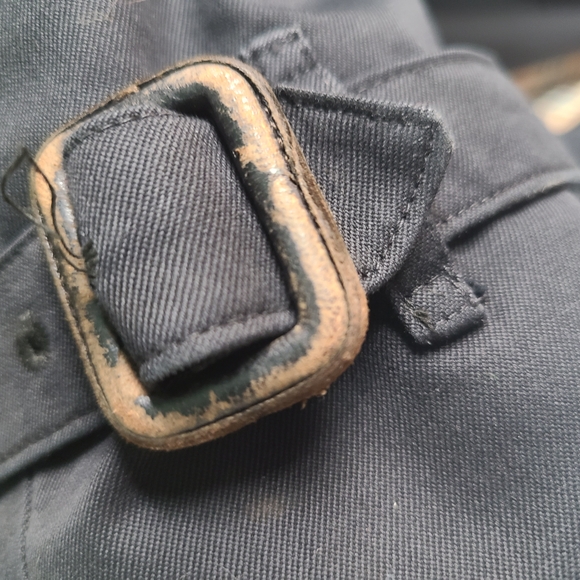 Vintage Classic Blueberry Trench TAILORED SLEEVES - Picture 4 of 8